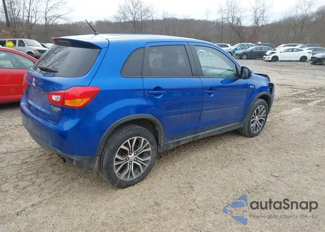 2016 Mitsubishi Outlander Sport 2.0 Es из США, поврежденный, VIN JA4AP3AU9GZ025708